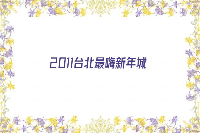 2011台北最嗨新年城剧照